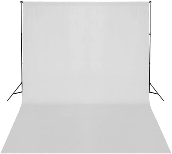 Fotostudio-Set mit Hintergrund, Beleuchtungssets, Stative, Schirme, 500 x 300 cm Baumwollhintergrund