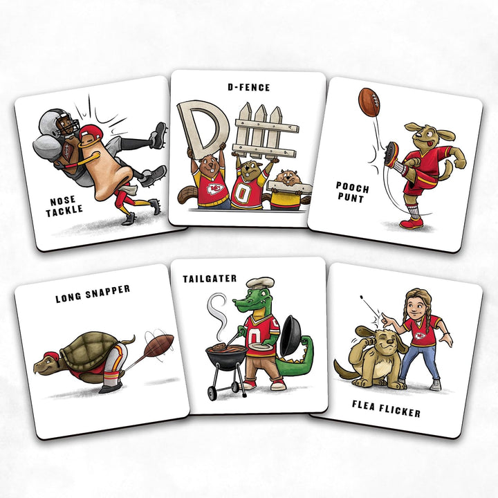 YouTheFan Memory Match Los Angeles Chargers Spiel Kansas City Chiefs M Teamfarben, Kansas City Chief