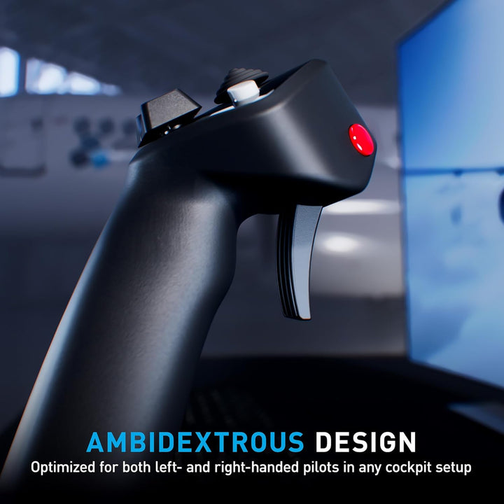 Honeycomb Foxtrot Aviation Stick - Flight Stick für Flugsimulation, Premium-Gimbal-Mechanismus, 16-b