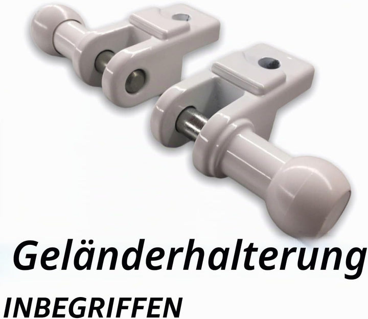 Set Arme für Balkonmarkisen 50 cm (weiss), Weiss