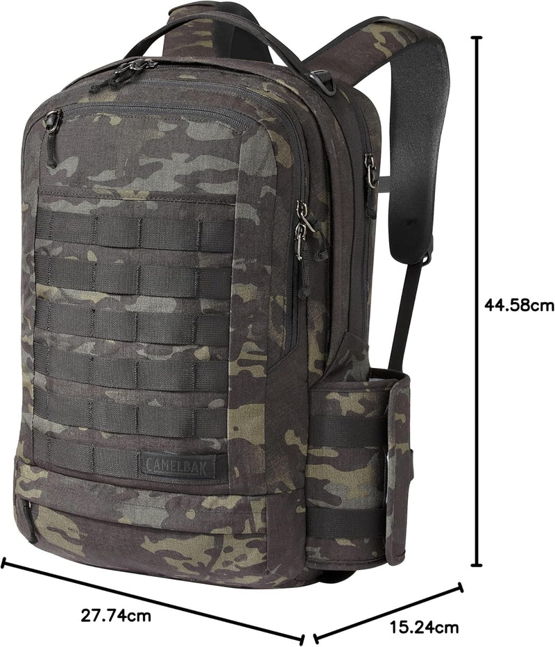 CAMELBAK Unisex – Erwachsene Quantico Trekkingrucksack Einheitsgrösse Multicam Black, Einheitsgrösse