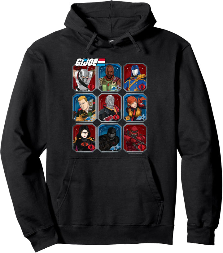 G.I. Joe Group Shot Trading Cards Box Up Pullover Hoodie