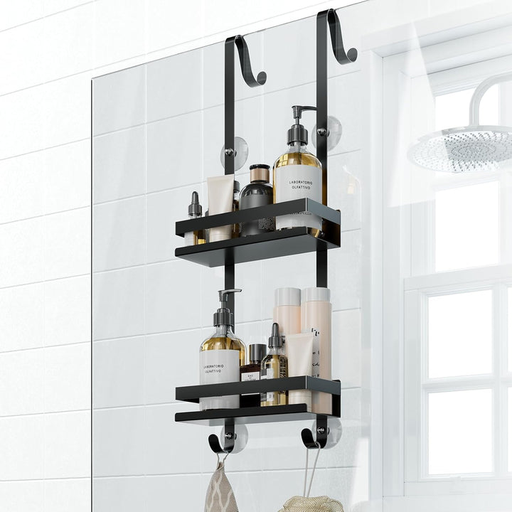 Duschablage ohne Bohren Badezimmer Organizer, Badregal Duschregal ohne Bohren, Duschablage zum Hänge
