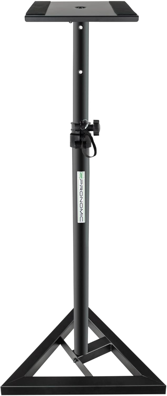 Pronomic SLS-10 Stativ für Studio Monitor Ständer & Stagg SAC3PXMDL - Audio- Patchkabel - 3 Meter -