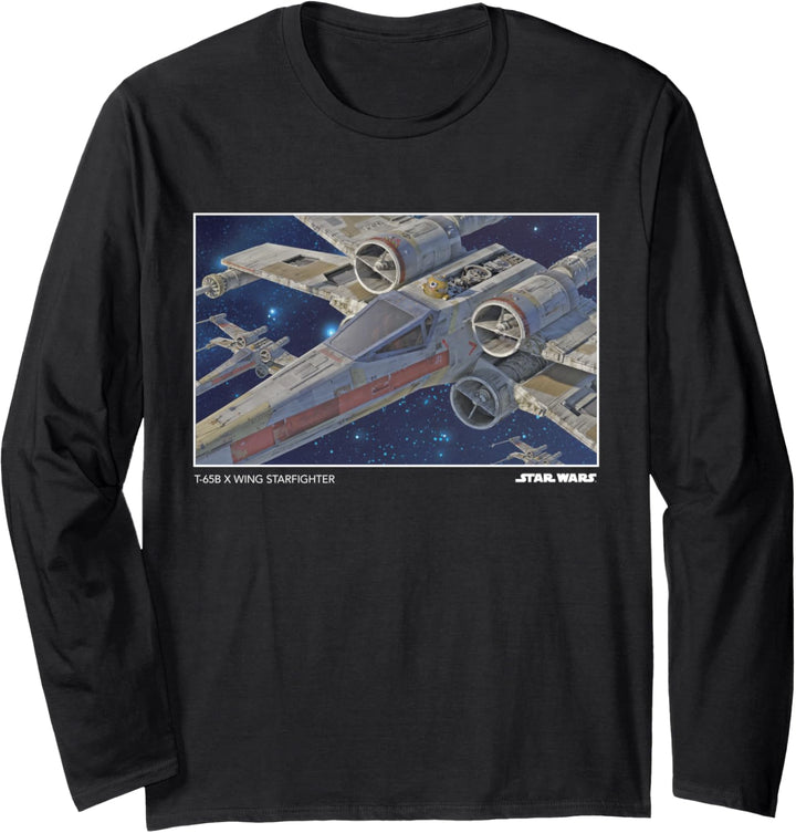 Star Wars T-65B X-Wing Starfighter Langarmshirt