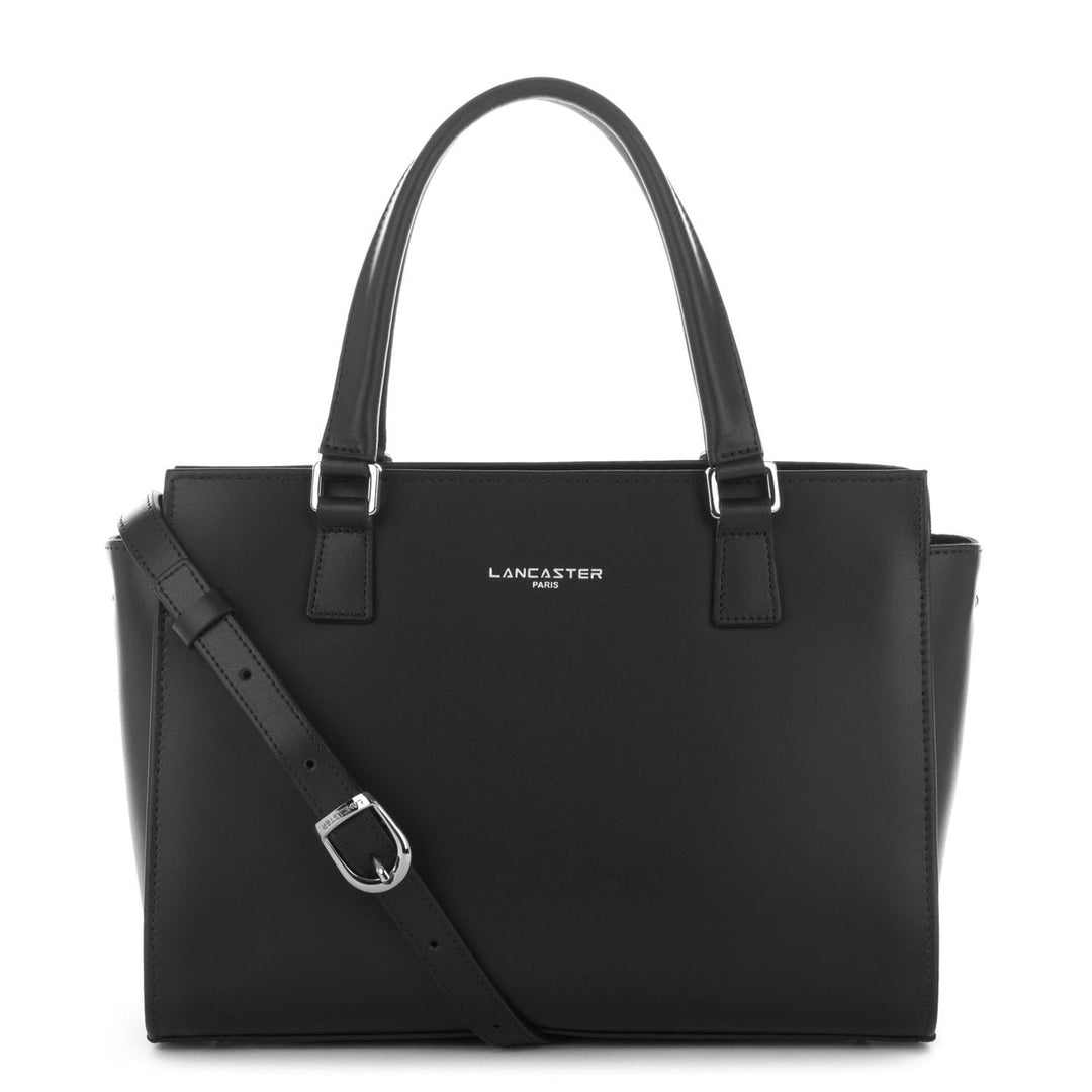 Lancaster Unisex Glatt Tasche, Schwarz