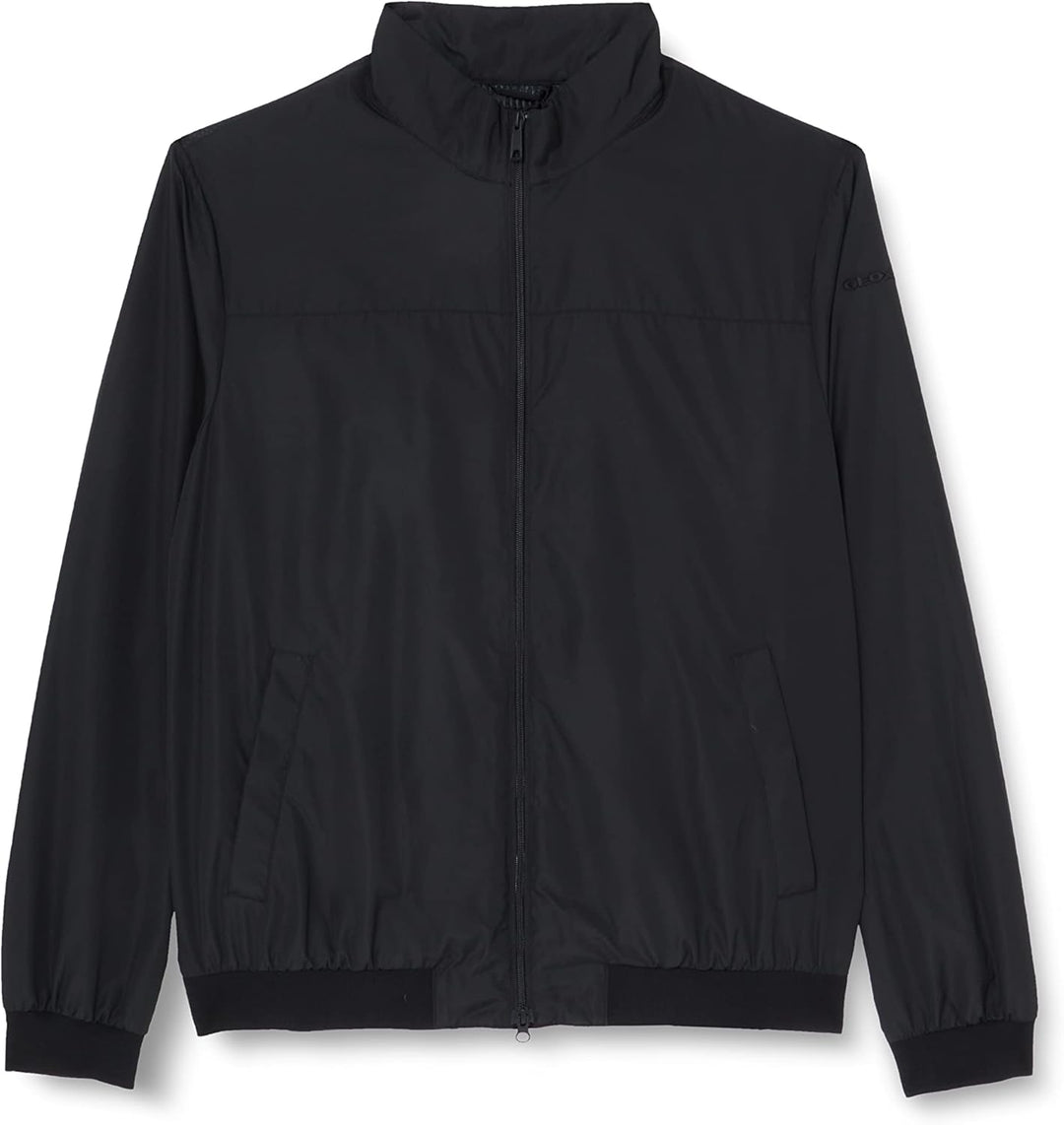 Geox Herren Jacket 40 Schwarz, 40 Schwarz