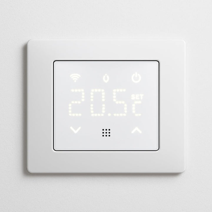 Unterputz-Thermostat programmierbares Modul 2P 240 V Touch-Display mit Hintergrundbeleuchtung Farbe