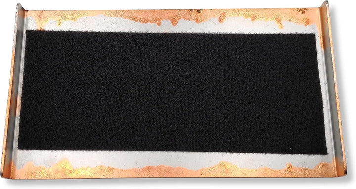 DEWEPRO Schleifklotz mit Klett inkl. wechselbarer Hartmetallplatte aus Wolfram Karbid - Körnung K36