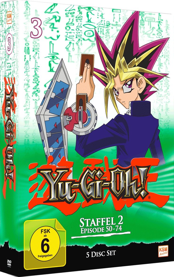 Yu-Gi-Oh - Staffel 2.1 (Episode 50-74) [5 Disc Set], DVD