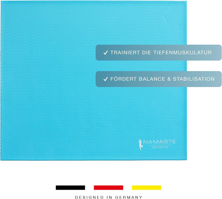 **EINFÜHRUNGSPREIS** NAMASTE Sports® Balance Pad XXL – Mit Poster & Widerstandsband I Rutschfestes T