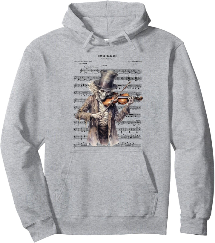 Danse Macabre Violine Halloween Pullover Hoodie
