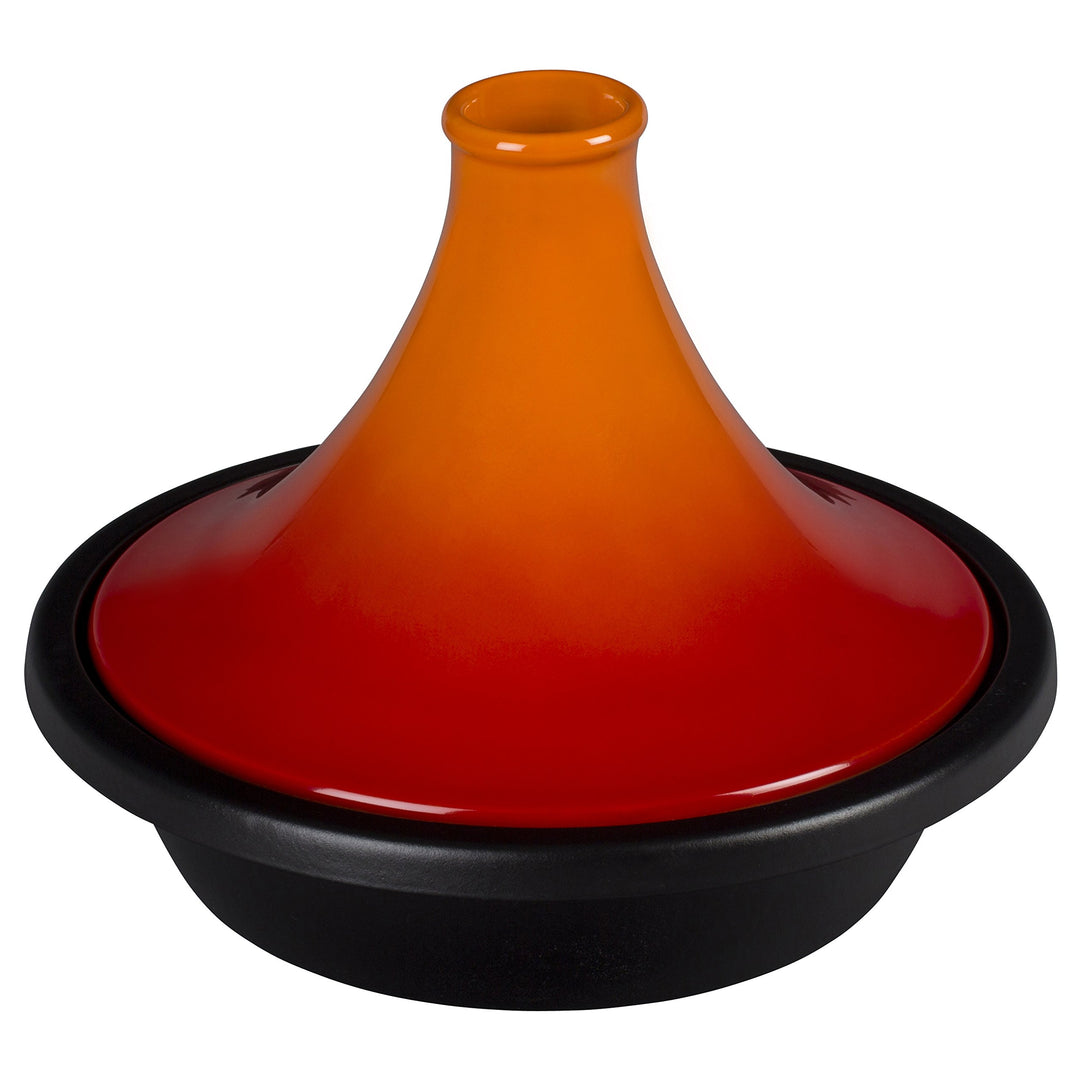 Le Creuset Gusseisen-Tagine, Rund, Ø 27 cm, Für alle Herdarten, Induktion und Backofen geeignet, Ofe