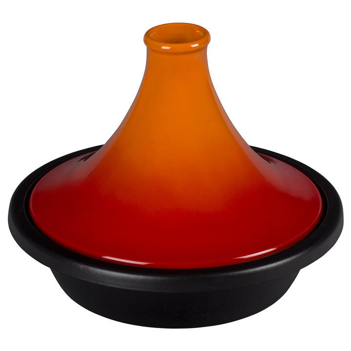 Le Creuset Gusseisen-Tagine, Rund, Ø 27 cm, Für alle Herdarten, Induktion und Backofen geeignet, Ofe