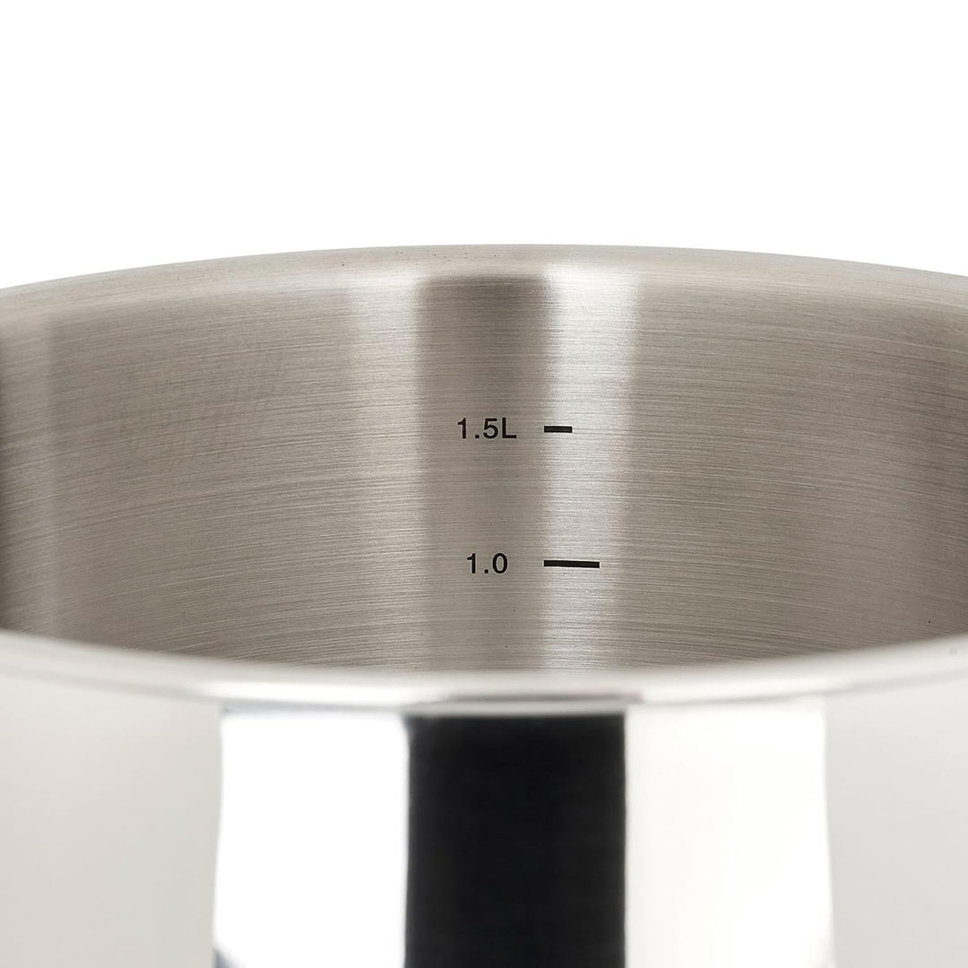 Sitram 715013 Stieltopf aus Edelstahl, abnehmbar, Produktreihe Sitromovible, Arpege, Ø 18 cm, Höhe 9
