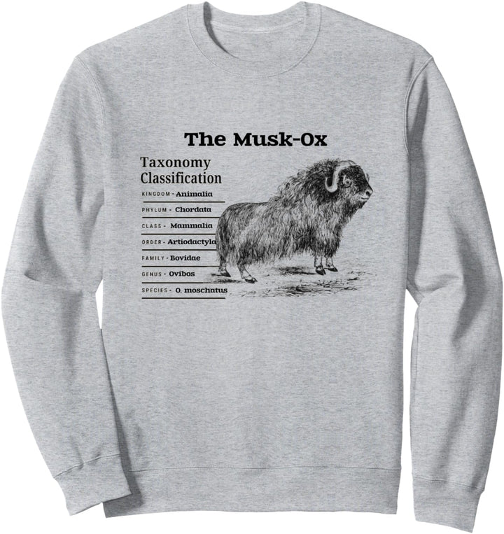 Die Musk-Ox-Klassifizierungstaxonomie Sweatshirt