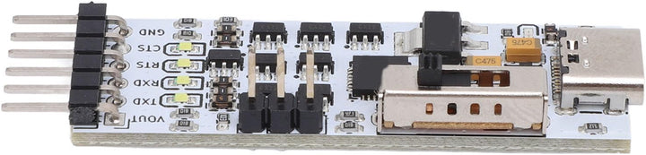 Bewinner FT232RL USB-zu-TTL-Seriell-Adaptermodul mit Power- und Daten-LEDs, RTS/Cts-Pins, 1,8 V–5 V