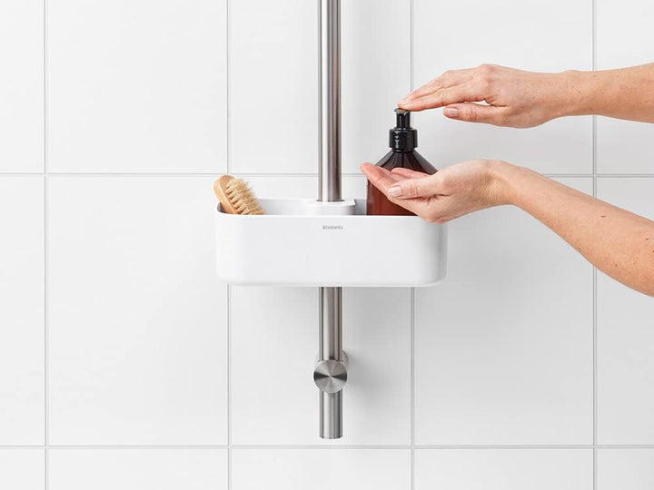 Brabantia Renew Collection Duschablage, White, White