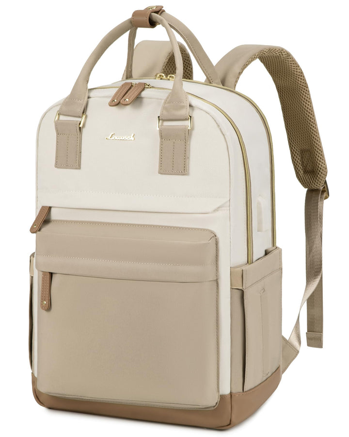 LOVEVOOK Rucksack Damen, 17 Zoll Laptop Schulrucksack Reiserucksack Wasserdicht Arbeitstasche Backpa