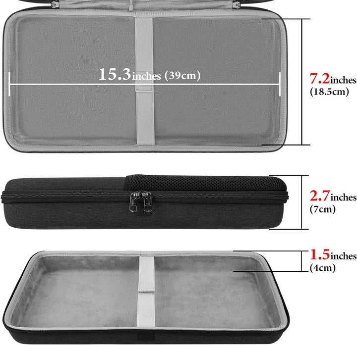 GEEKRIA Tenkeyless TKL Tastaturhülle, Hartschalen-Reisetasche für 80% 87-Tasten-Computer, mechanisch