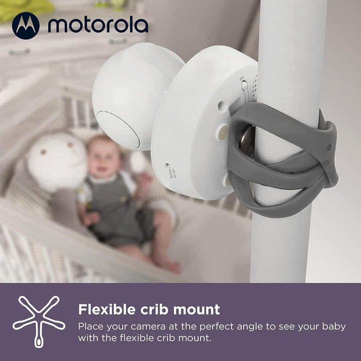 Motorola Nursery VM855 Connected WIFI Babyphone - mit Motorola Nursery App und 5-Zoll Elterneinheit