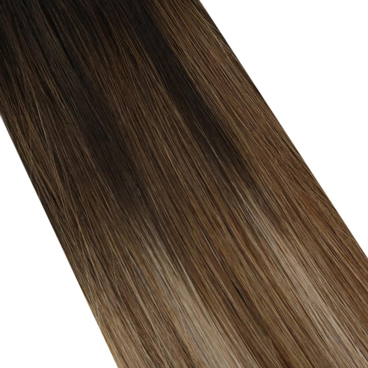 Moresoo Tape in Extensions Echthaar Remy Seamless Extensions Echthaar Tape Klebestreifen Extensions