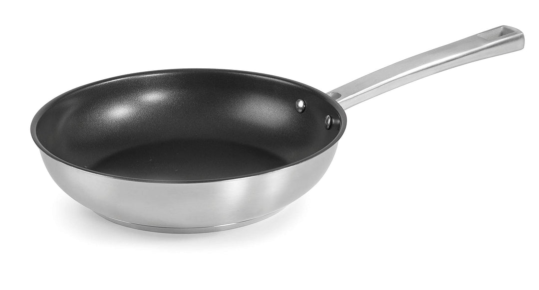 LACOR 45324 Foodie-Pfanne mit Quantanium-Antihaftbeschichtung, Edelstahl 18/10, 24 cm Mit Antihaftbe