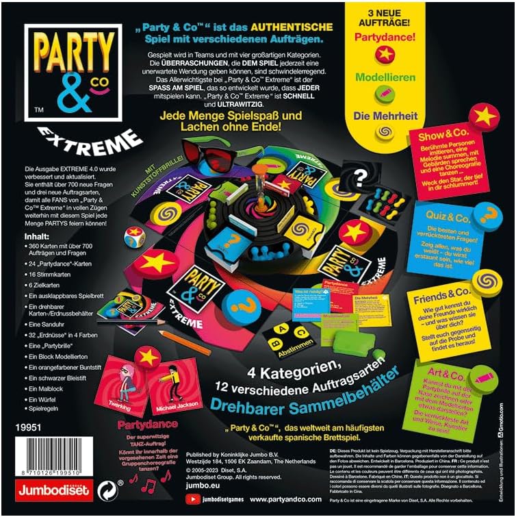 Jumbo - Party & Co. Brettspiel Extreme 4.0 (19951) (deutsche Ausgabe)
