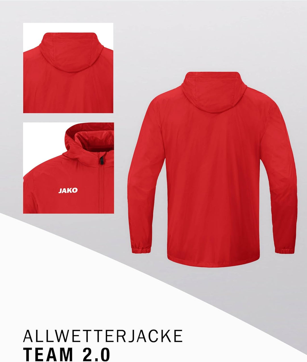 JAKO Ball Performance 3.0-14 Panel Handgenäht XL Rot, XL Rot