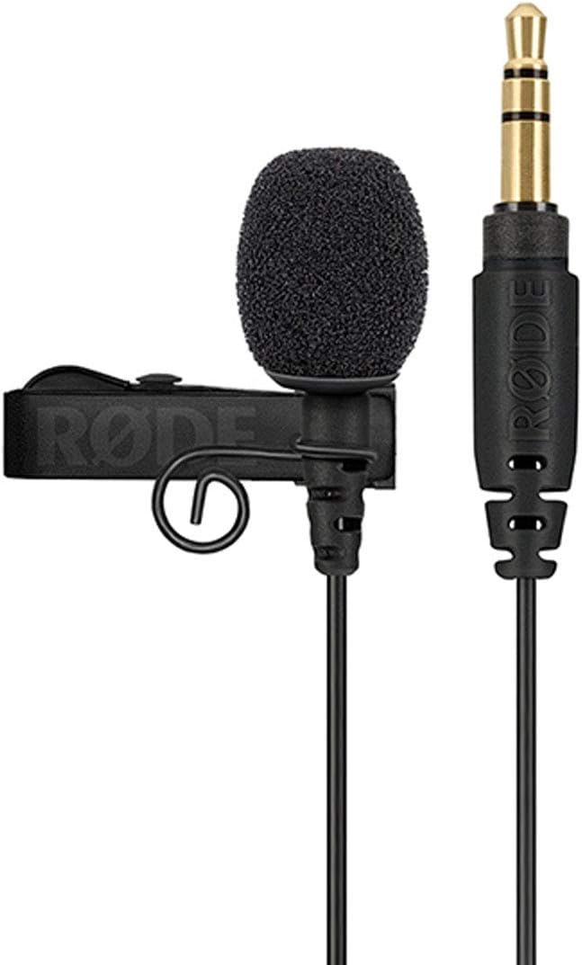 Rode Lavalier GO Ansteckmikrofon Lavaliermikrofon Schwarz + keepdrum Fell-Windschutz WS05, Schwarz