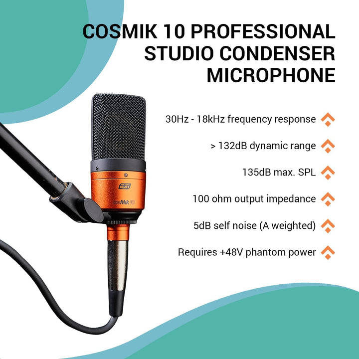 ESI cosMik 10 | Professionelles Studio-Kondensatormikrofon