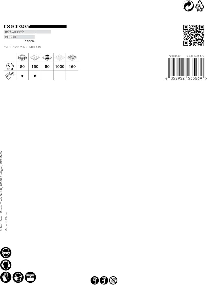 Bosch Professional 1x Expert Tough Material Lochsäge (für Holz mit Metall, Ø 105 mm, Zubehör Schlagb