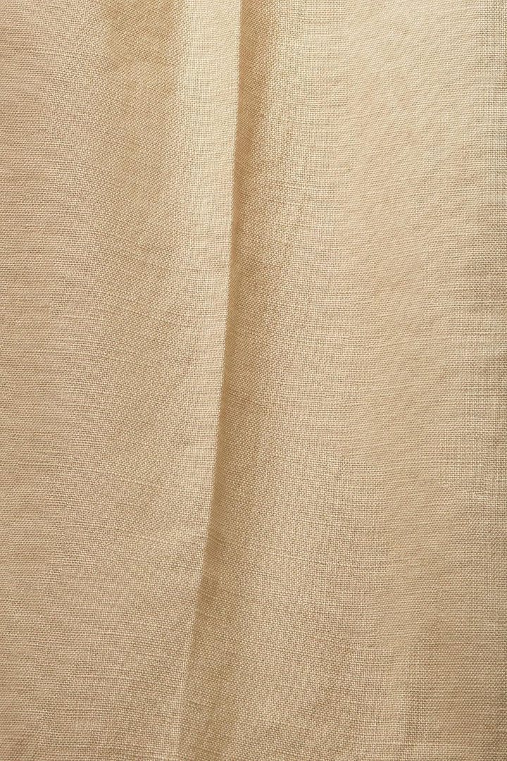 ESPRIT Leinenhose mit weitem Bein 44W / 32L Sand, 44W / 32L Sand
