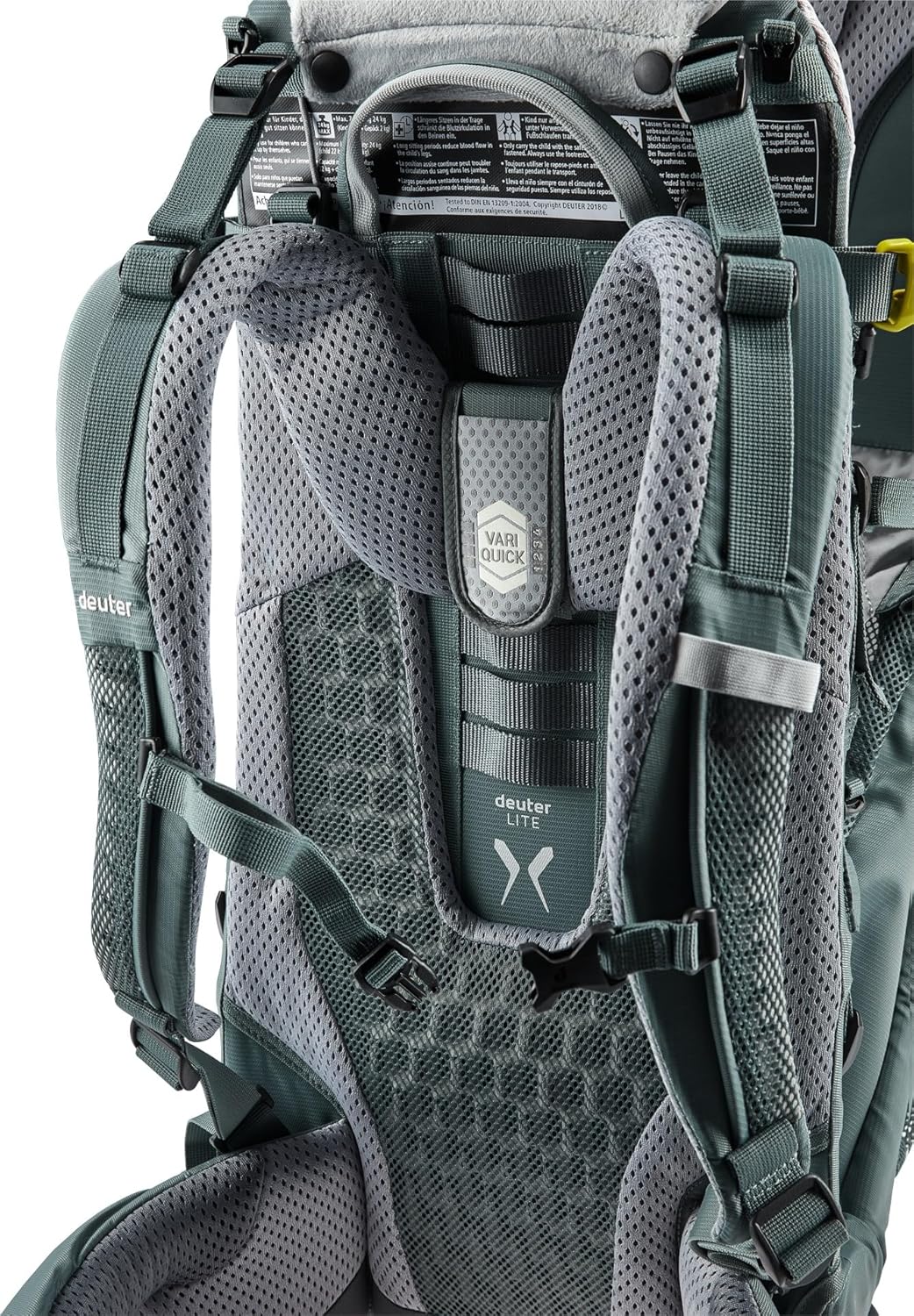 deuter Kid Comfort Active leichte Kindertrage, 12 L, teal 12 L teal, 12 L teal