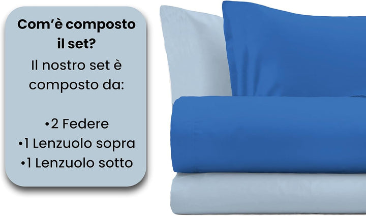Italienisch Doppel-Bettwäsche Bettwäsche blau 250 x 300 cm 250 x 300 cm Hellblau, 250 x 300 cm Hellb