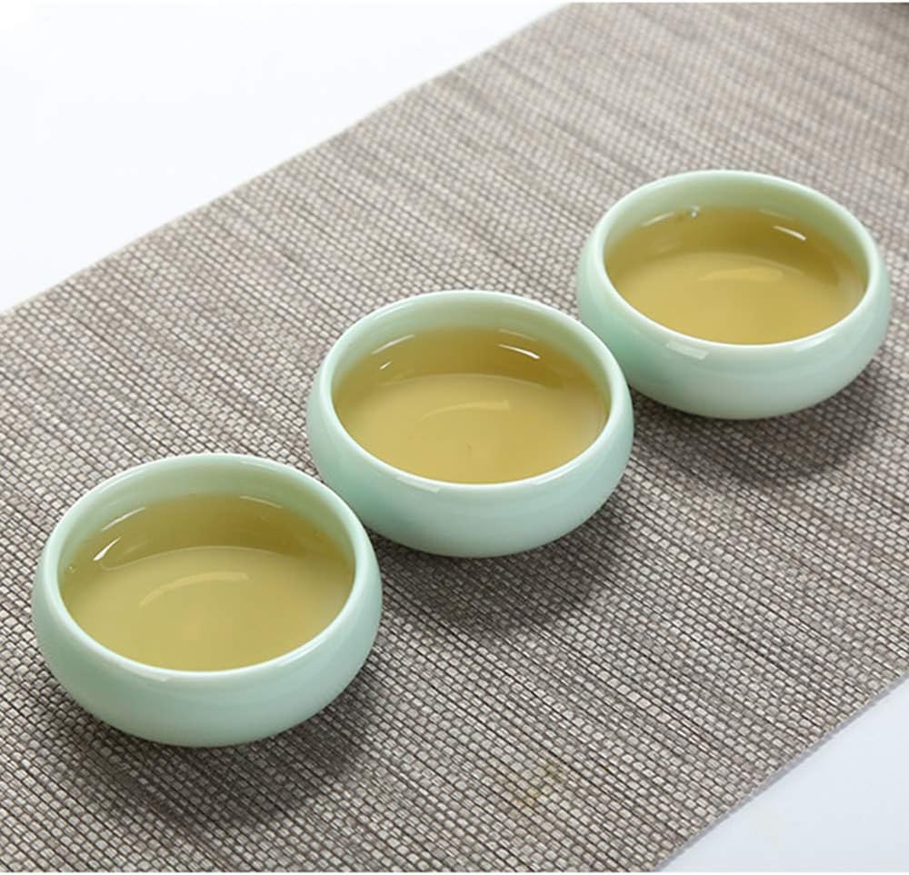 fanquare Tragbare Reise Kung Fu Teeservice, Handgemachte Kungfu Tee Set, Porzellan Teekanne, Teetass