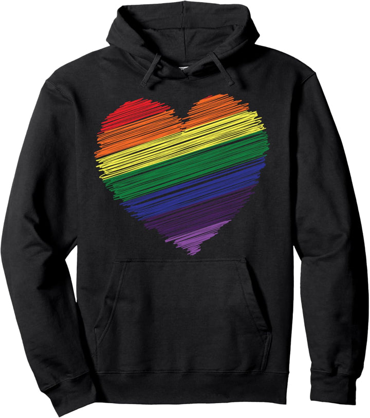 LGBT Heart Pullover Hoodie