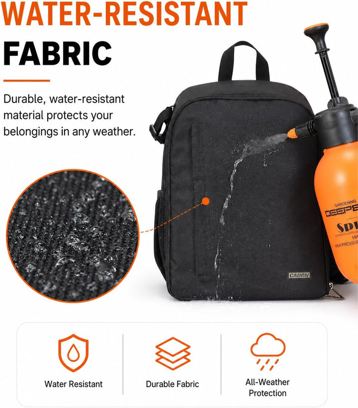 CADeN Kamerarucksack Camera Backpack Wasserabweisend Kameratasche Fototasche Kompatibel mit Sony Can