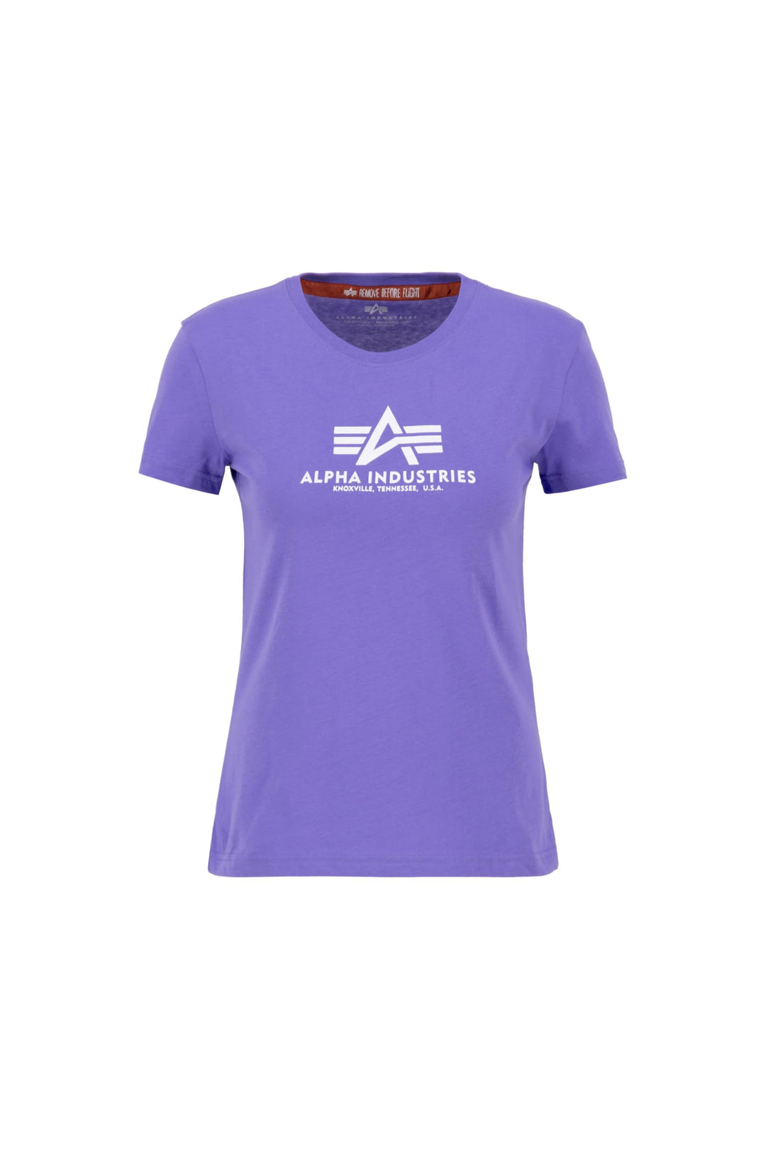 ALPHA INDUSTRIES Damen New Basic T Wmn T-shirt für Damen T-Shirt (1er Pack) XS Electric Violet, XS E