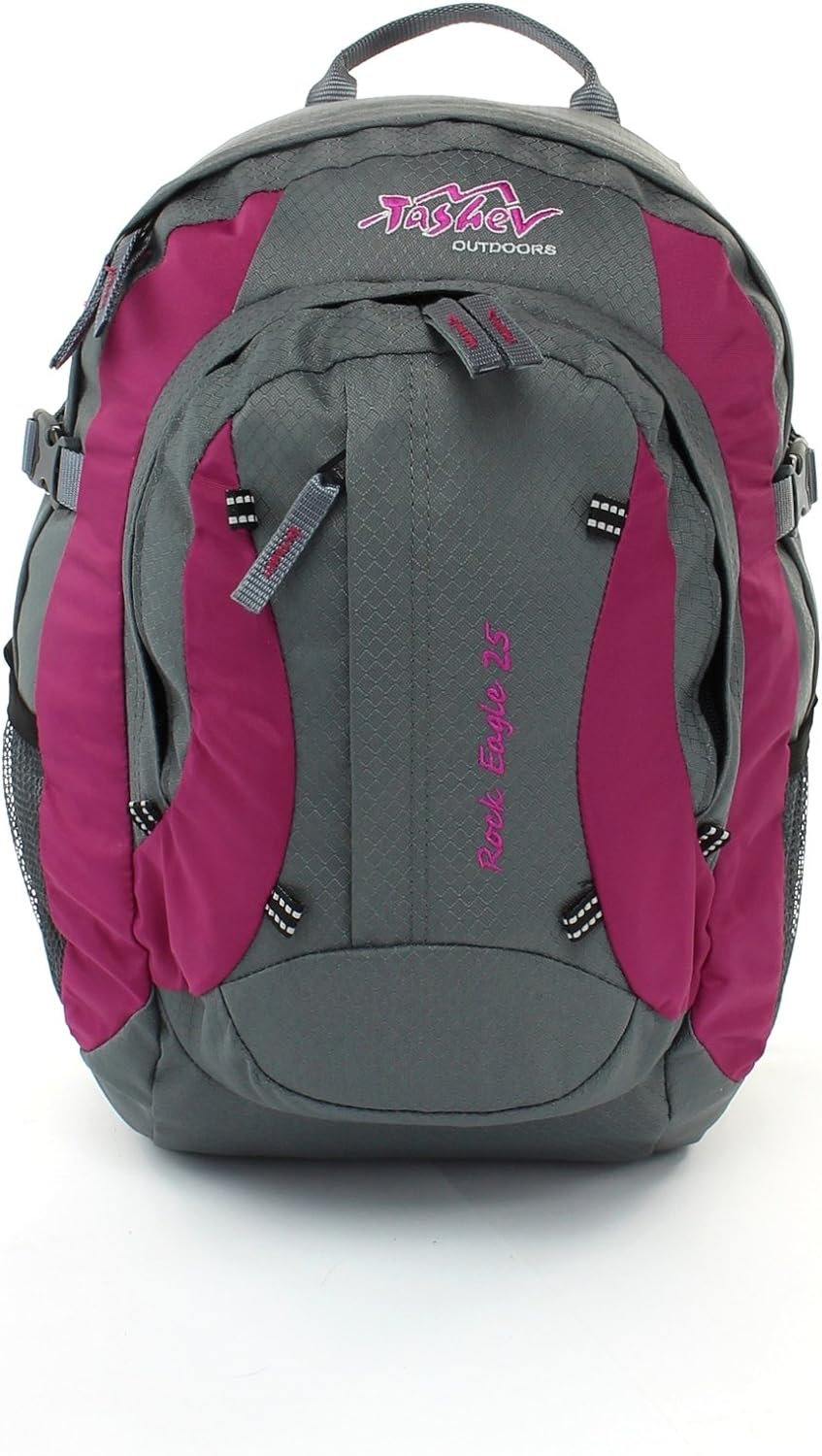 Schulrucksack Tashev Outdoors Rock Eagle 25" Rucksack Wanderrucksack aus Ripstop Polyester (Grau & P