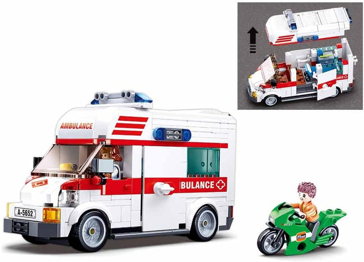 Sluban Krankenwagen im Einsatz (328 Teile)