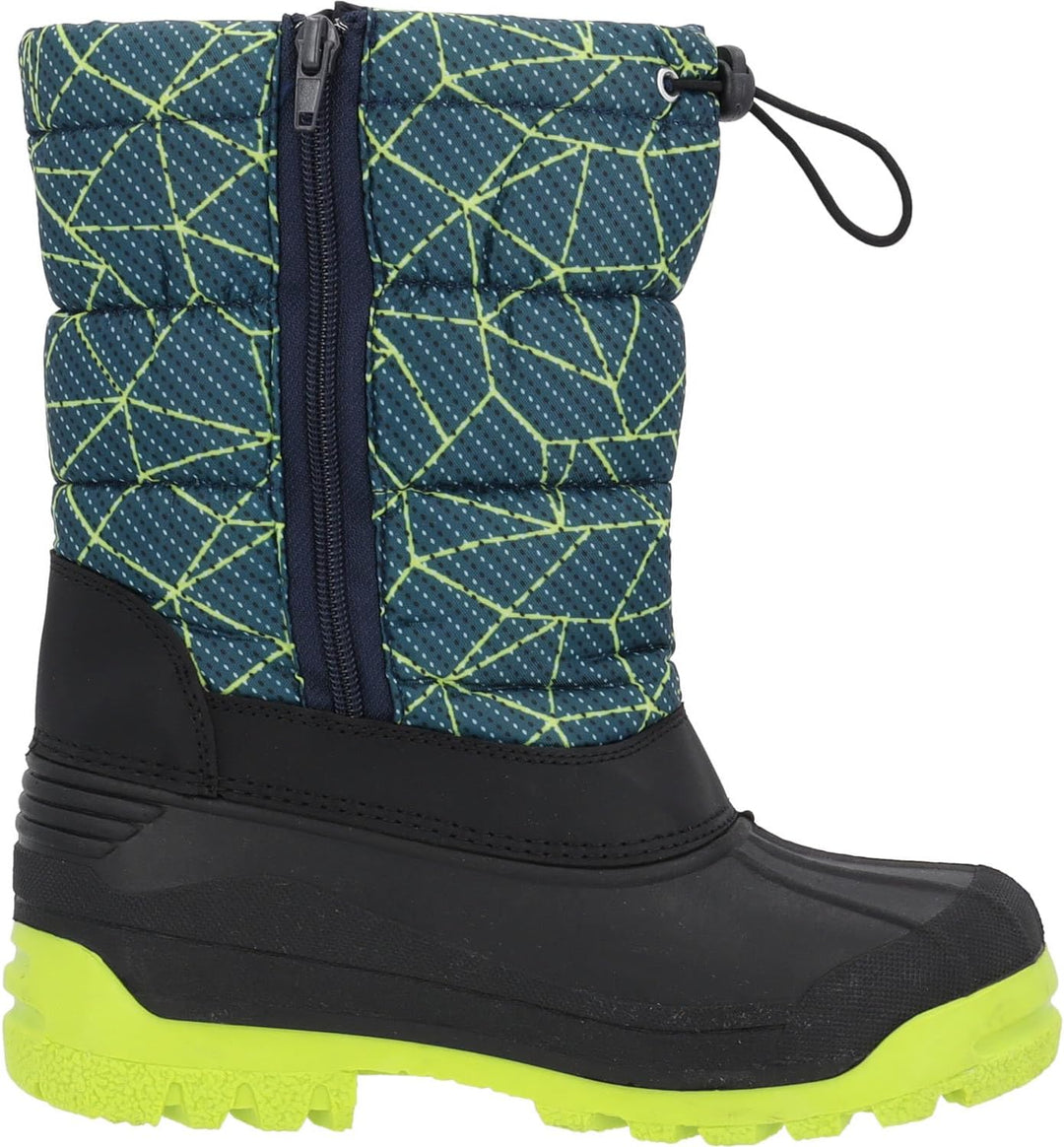 CMP Unisex Kinder Kids Sneewy Snowboots Walking Shoe 23 EU Deep Lake Acido, 23 EU Deep Lake Acido
