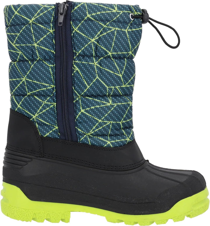 CMP Unisex Kinder Kids Sneewy Snowboots Walking Shoe 23 EU Deep Lake Acido, 23 EU Deep Lake Acido