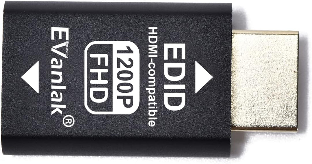 EVanlak HDMI-Emulator-Adapter (3. Generation), kompatibel mit Mac Thunderbolt auf HDMI-Switches/Exte