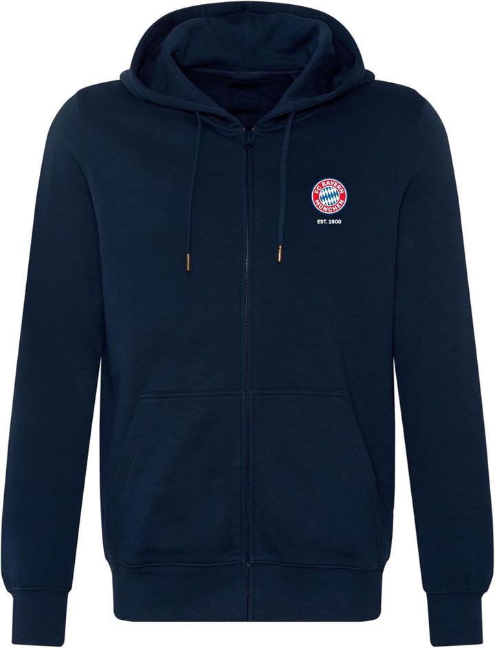 FC Bayern München I Zip-Hoodie Essential I Herren I Navy, XS
