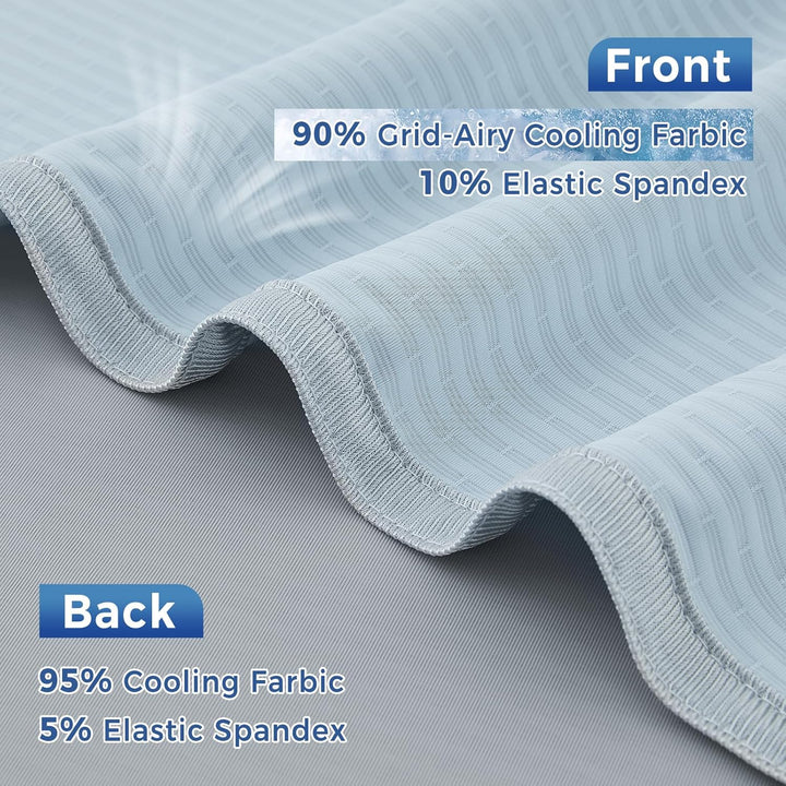 EMME Kühldecke Kühlende Decke, Arc-Chill Q-Max>0,5, 127 x 177 cm, 2 in 1 Doppelseitige Feinstreifen