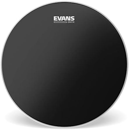 Evans B16ONX2 40,64cm (16 Zoll) Tomfell Onyx zweilagig 0,19mm, Schwarz 16 inch, 16 inch