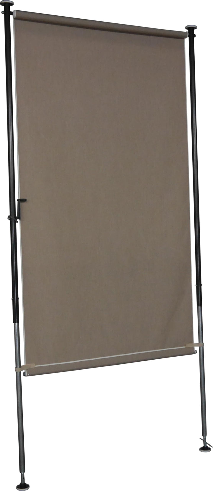ANGERER Balkonsichtschutz Style Taupe, 120 cm | Senkrechtmarkise für Sicht- und Sonnenschutz, Montag