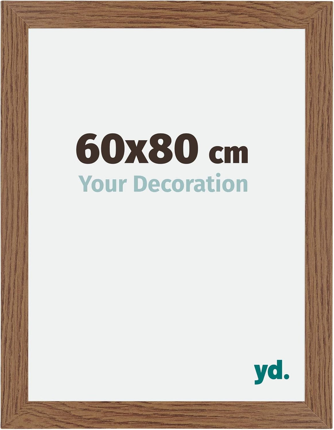 yd. Your Decoration - Bilderrahmen 60x80 cm - Bilderrahmen aus MDF mit Acrylglas - Antireflex - Ausg