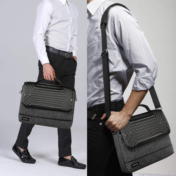 DOMISO 14 Zoll Wasserdicht Laptop Tasche Aktentasche Schultertasche Notebooktasche für 14" Acer Aspi
